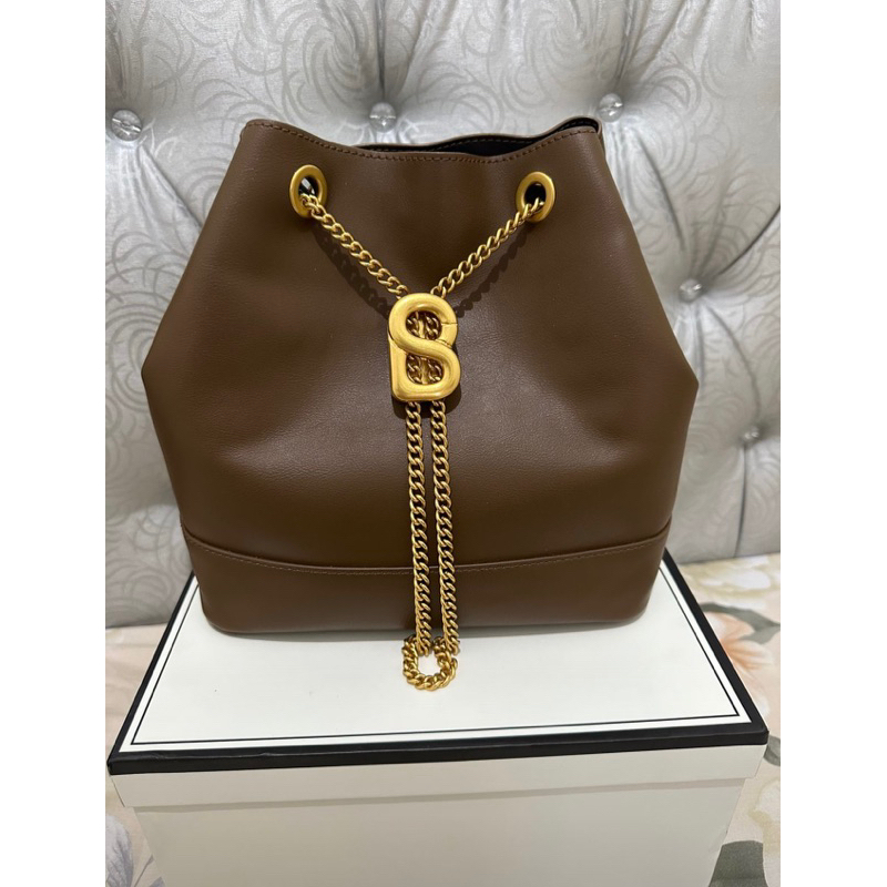 Myra Bag Buttonscarves Brown