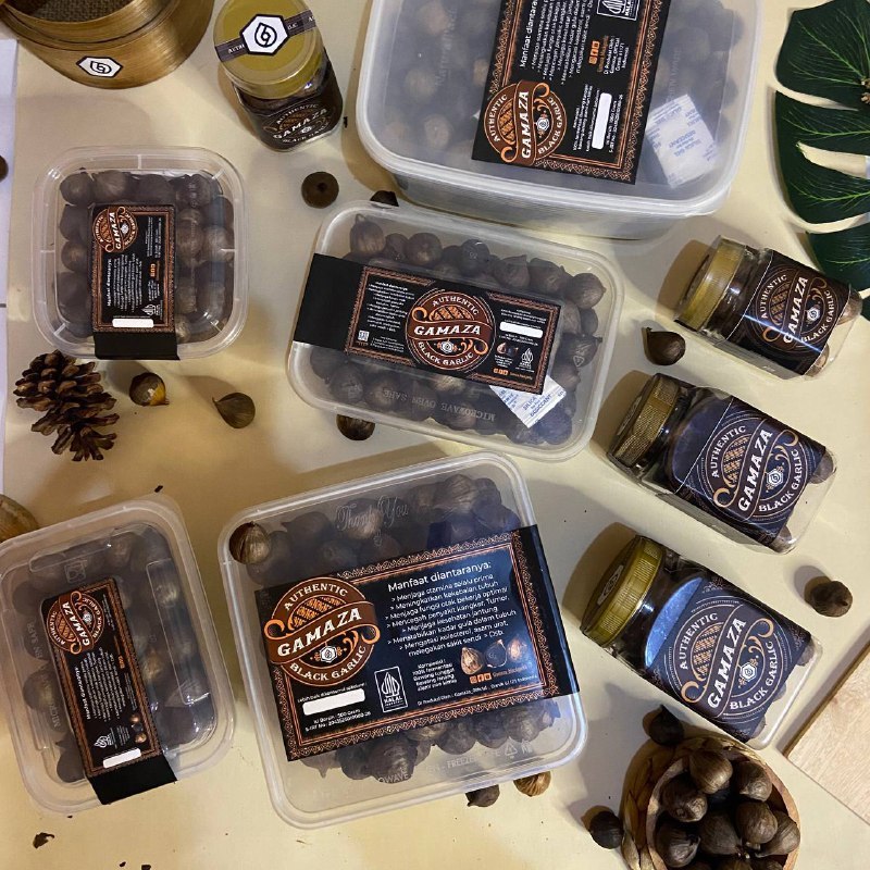 Solo Black Garlic Bawang Hitam Lanang / bawang Tunggal lanang herbal  bawang putih tungal fermentasi