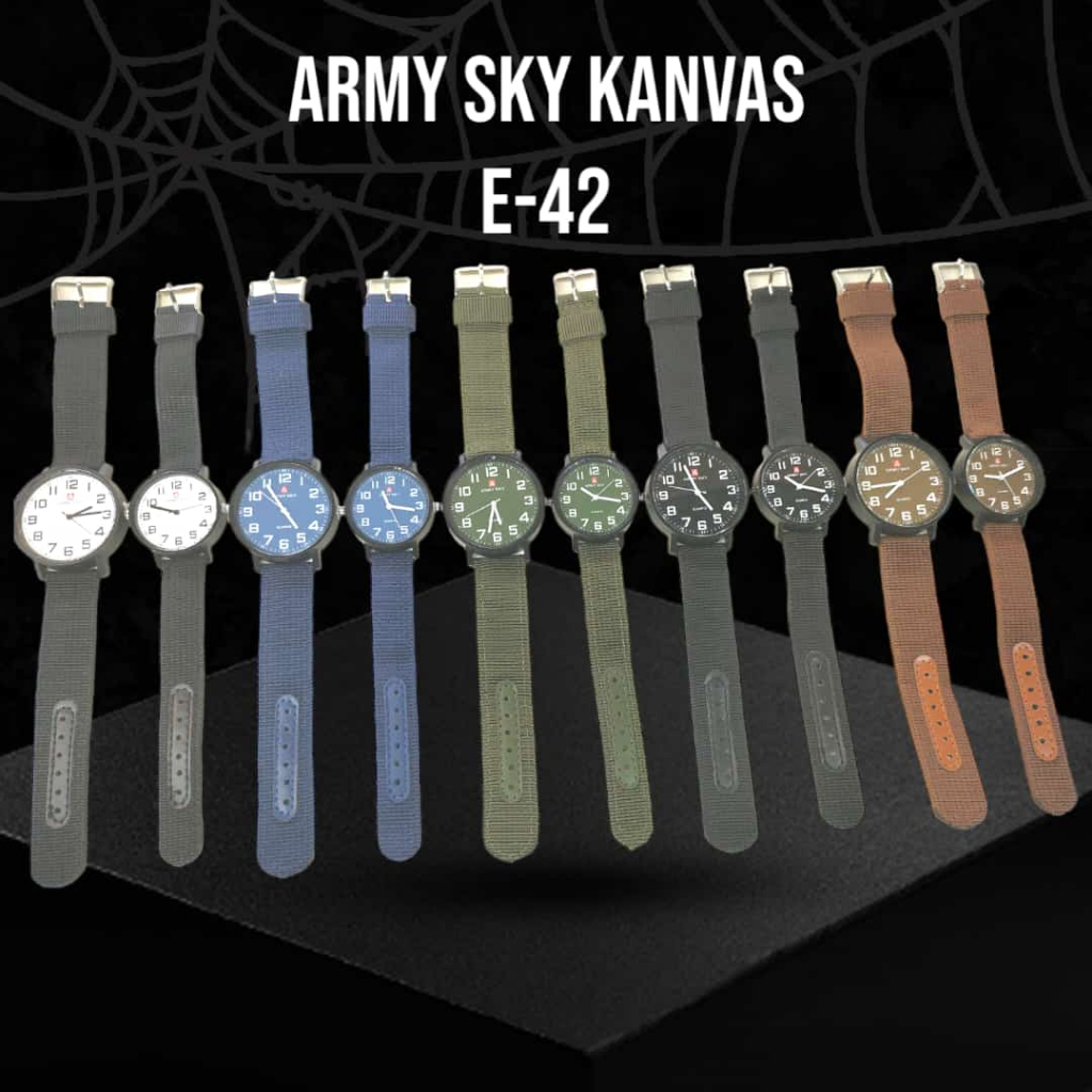 Jam Tangan Army Sky Bahan E42