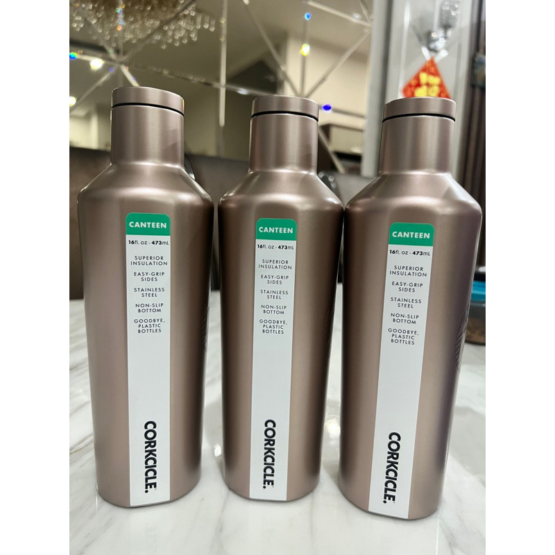 [READY STOCK] Starbucks x Corkcicle Champagne Gold Limited Edition 2023 Tumbler Tumblr