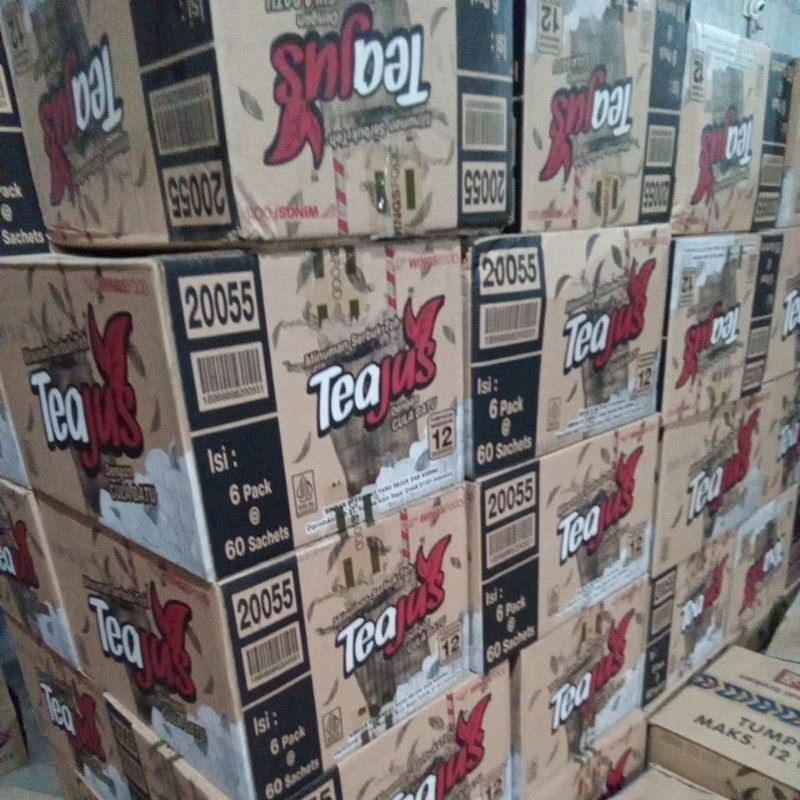 

PROMO TEH JUS / TEA JUS GULA BATU ( 6 pak x 60 sachet)