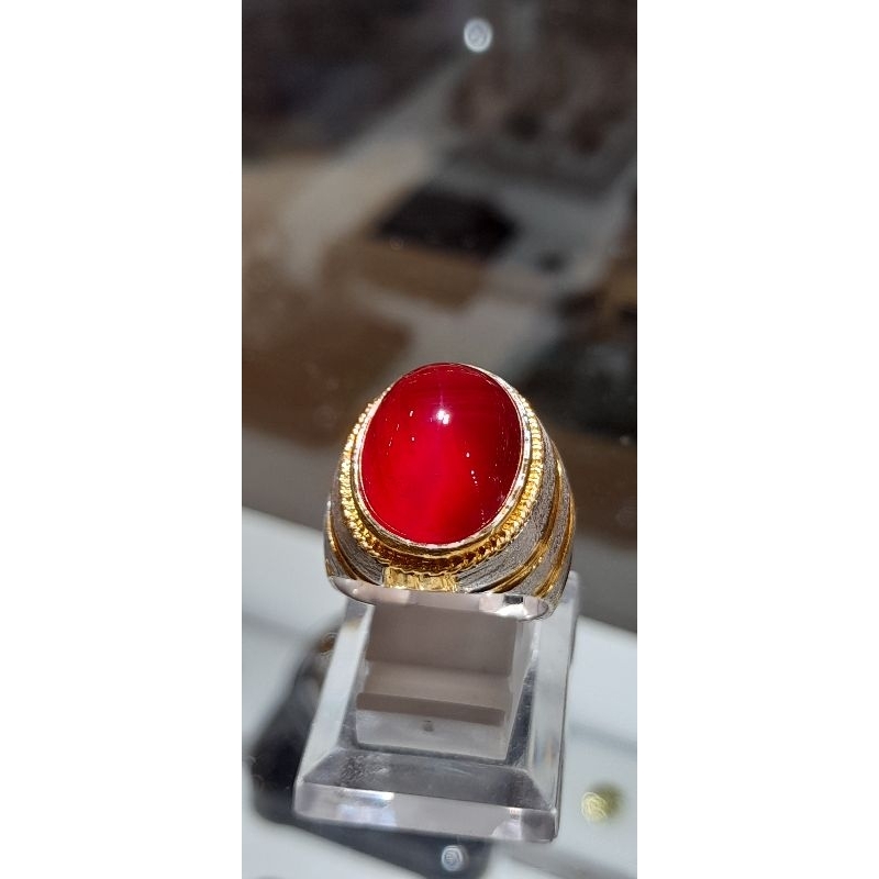 red baron giwang ring  perak krum mewah