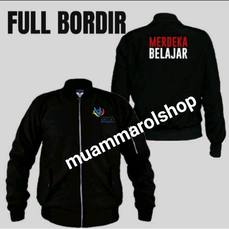 jaket bomber guru penggerak merdeka belajar