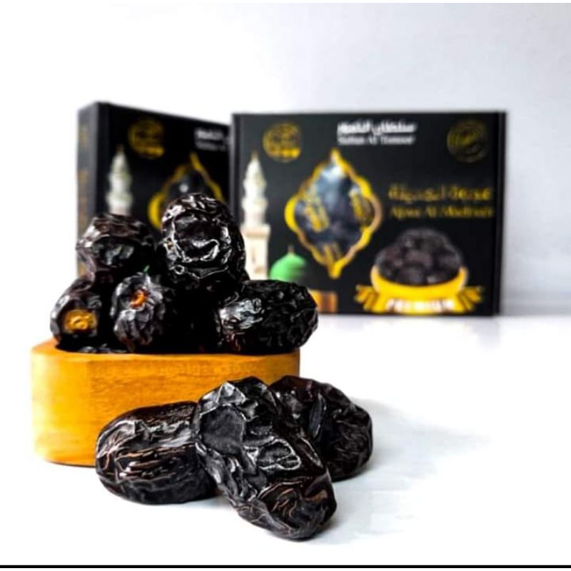 

Kurma Nabi Ajwa Sultan Altamoor Al Madina 1Kg