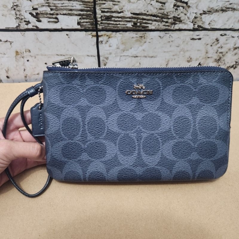 Coach Double Zip Wristlet