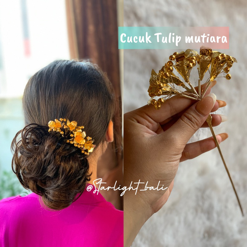 STARLIGHT BALI - Cucuk Bunga Tulip / Cucuk Bunga / Bunga Tulip/ Aksesoris Rambut
