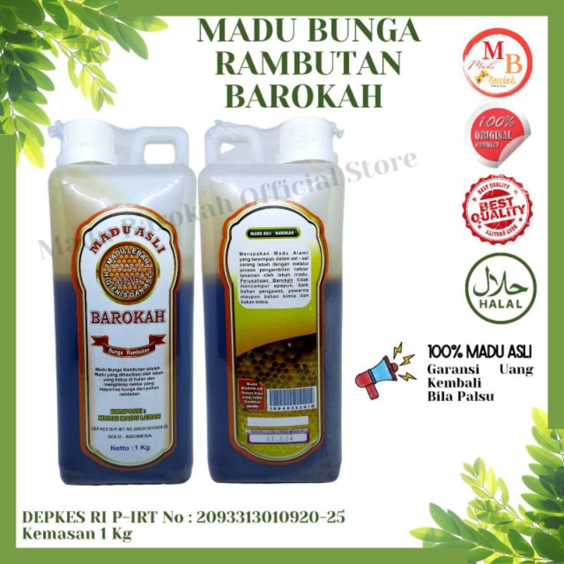 

Madu Bunga Rambutan Barokah 100% Murni