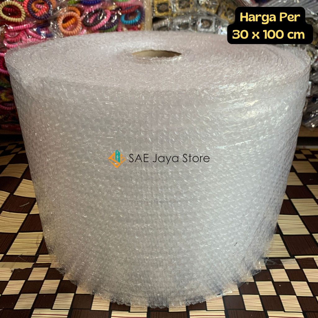 

SAE - EXTRA BUBBLE WRAP PACKING WARNA BENING UKURAN PER 30 X 100 CM / TAMBAHAN BUBBLE WRAP