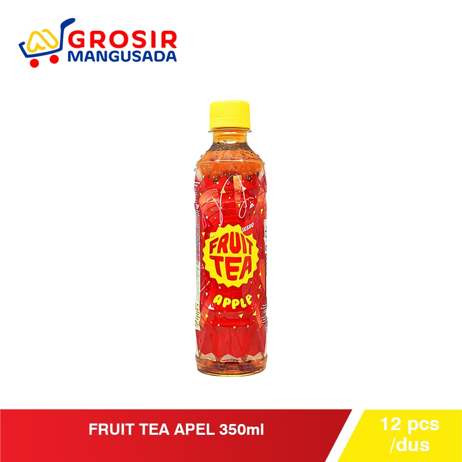 

Grosir 12 pcs Fruit Tea Sosro Apple PET 350ml