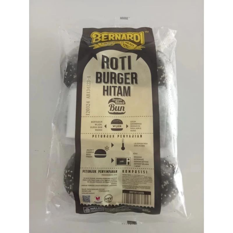 

Bernardi roti bun hitam isi 6pcs #