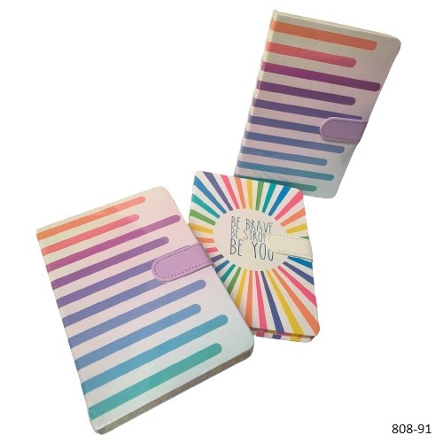 

Diary Notebook Kancing Magnet Hardcover 808-91 - Buku Tulis Fancy