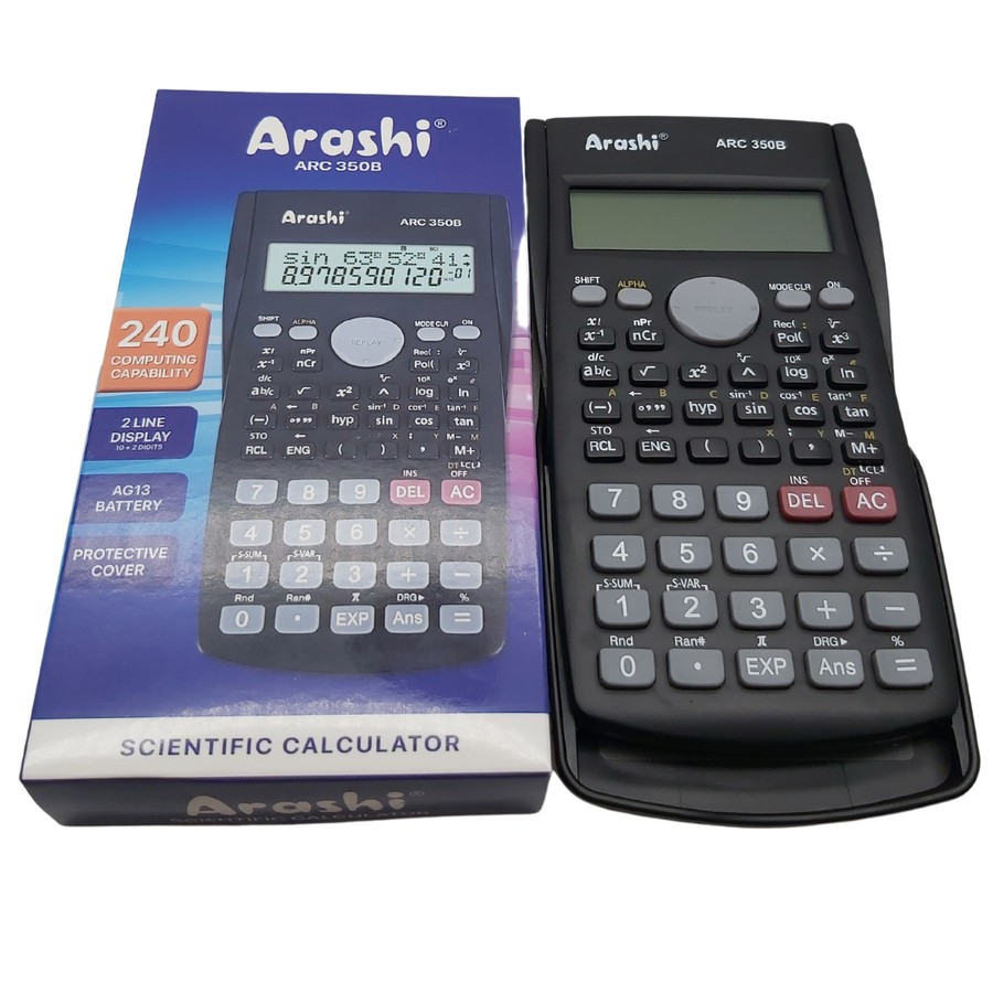 

Kalkulator Scientific Arashi ARC 350B ARC350B ILMIAH SAINS Sin Cos Tan