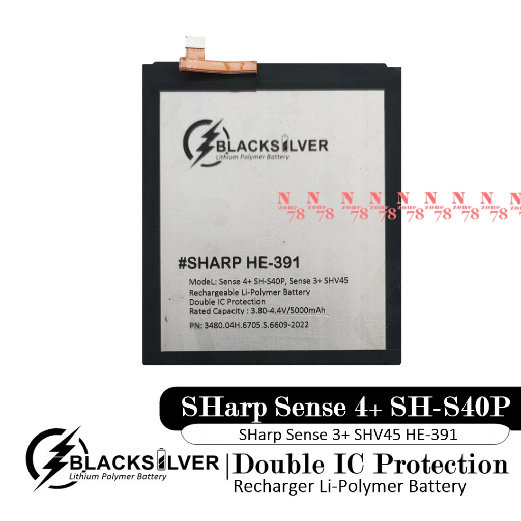 Baterai Sharp Aquos Sense 4 Plus SH-S40P SHV45 Sense 3 Plus HE391 Double IC Protection Online