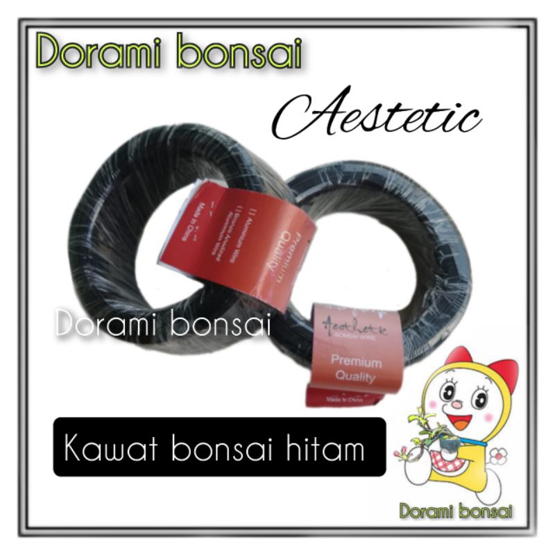 kawat bonsai hitam AESTETIC premium produk ryuga