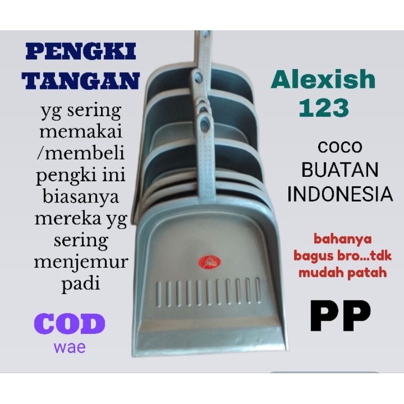 pengki plastik ikrak tangan plastik  pengki atom