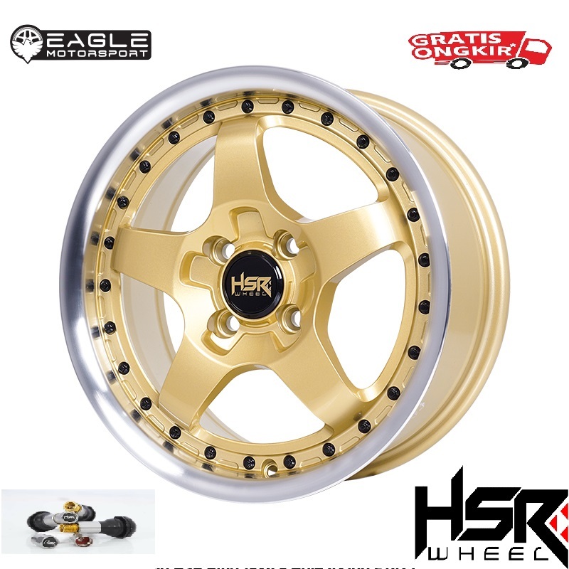 VELG MOBIL R15 RING 15 HSR BOB JC230 VELG JAZZ BRIO YARIS BALENO DLL