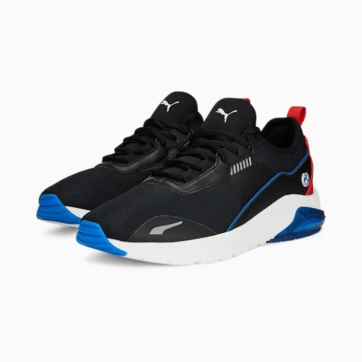 Sepatu  PUMA BMW MMS Electron E Pro PUMA Black-Pop Red ORIGINAL BNIB