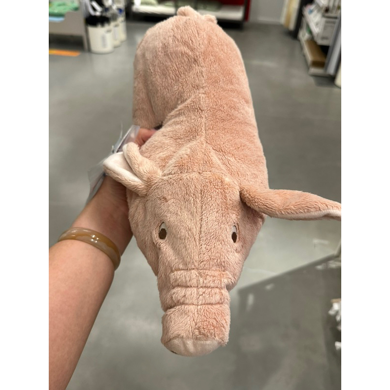 KNORRIG Boneka, babi/merah muda, boneka anak, mainan anak, boneka babi