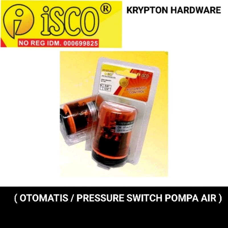 ISCO otomatis pompa air / pressure switch pompa air otomatis