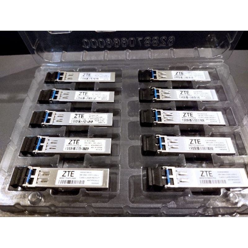 SFP 1.25G-10km-1310nm SM Singlemode ZTE Network tranciever.