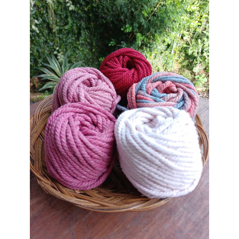 Benang Katun Macrame 4mm 100gr (PART 1)