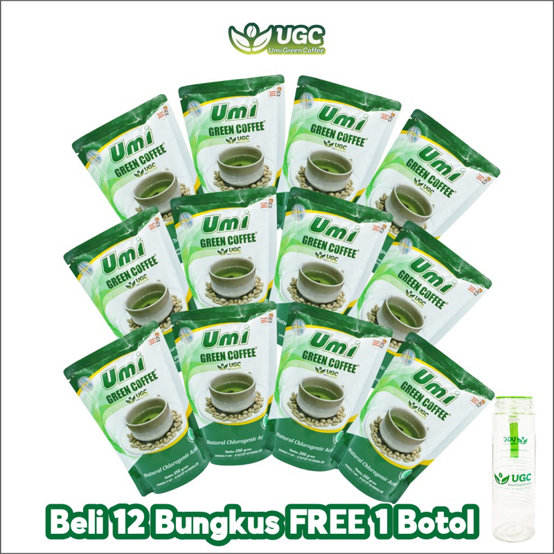 

Umi green coffe pelangsing dan kesehatan Original100% Paket hemat 12 bungkus