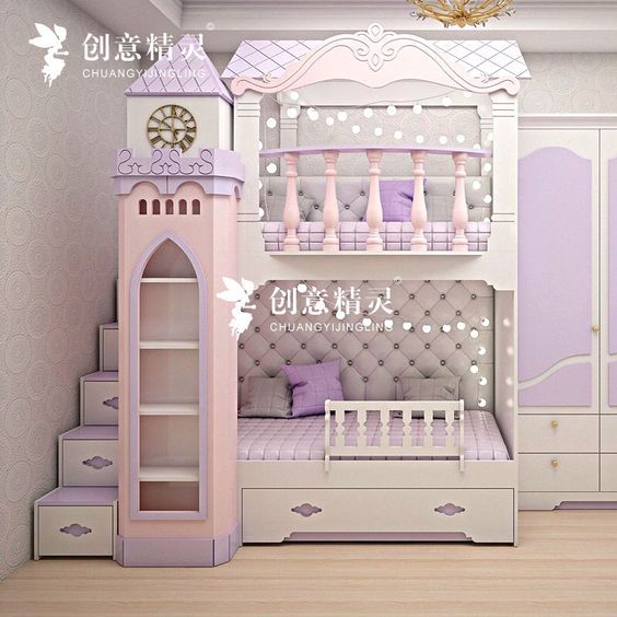 Tempat tidur anak perempuan