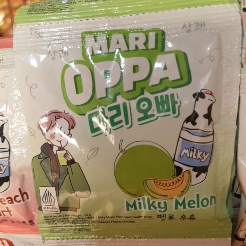 

Mari Oppa Milky Melon 1renceng