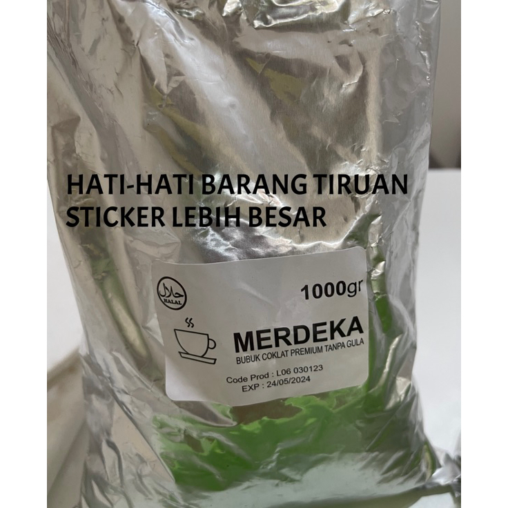 

➥☈✥ Bubuk COKLAT Merdeka (Mas Ical) 1.000GR