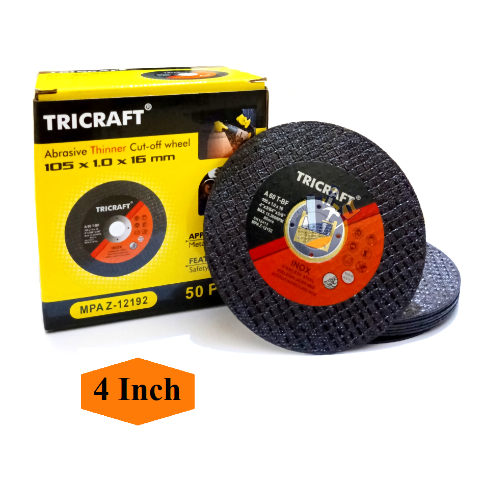 TRICRAFT - Batu Gerinda Potong Tricraft 4" X 1 (105X1.0X16) 1PCS TERMURAH BISA COD