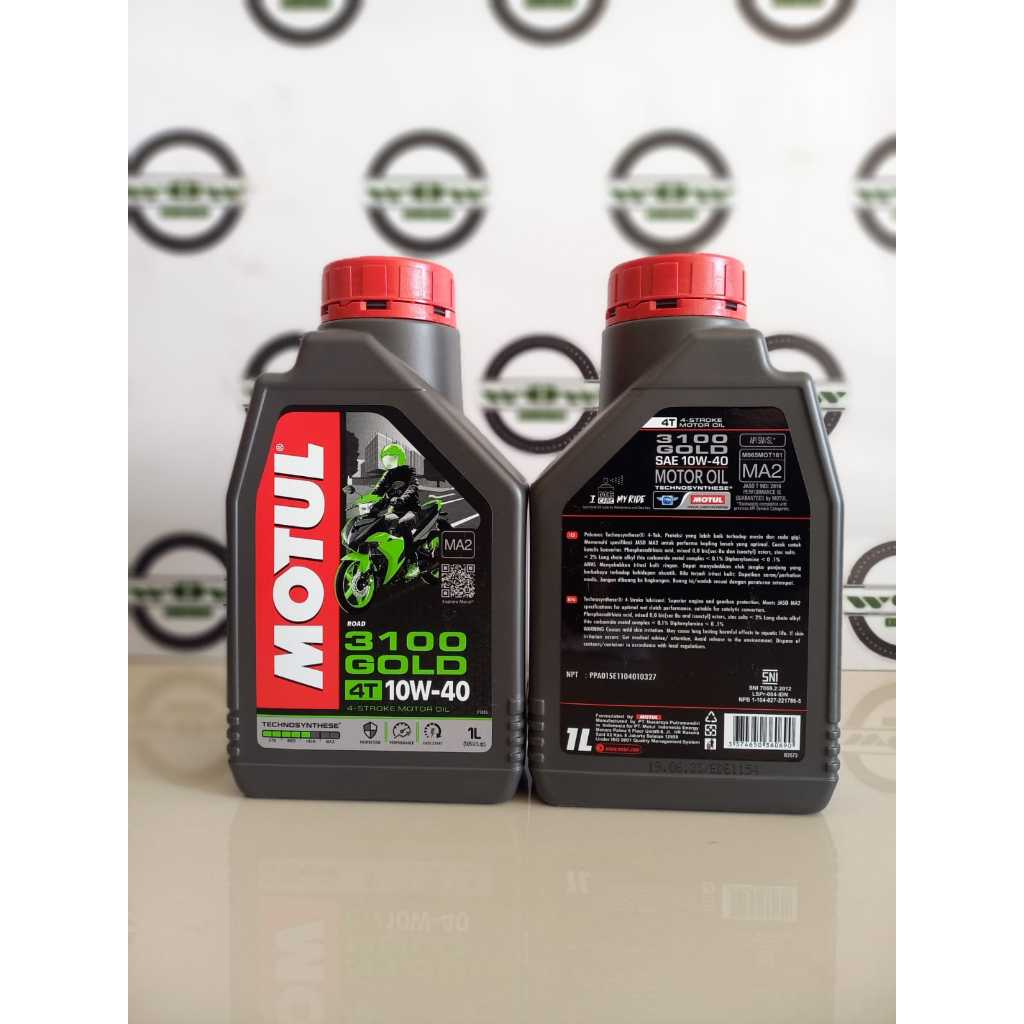 OLI MOTUL 3100 GOLD 10W40 1 LITER (ORIGINAL 100%)