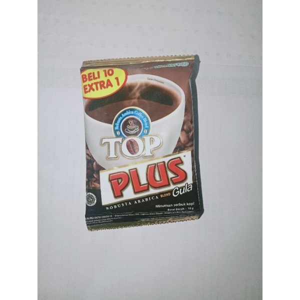 

Kopi TOP PLUS Gula Sachet 18 gram [Jual per sachet]