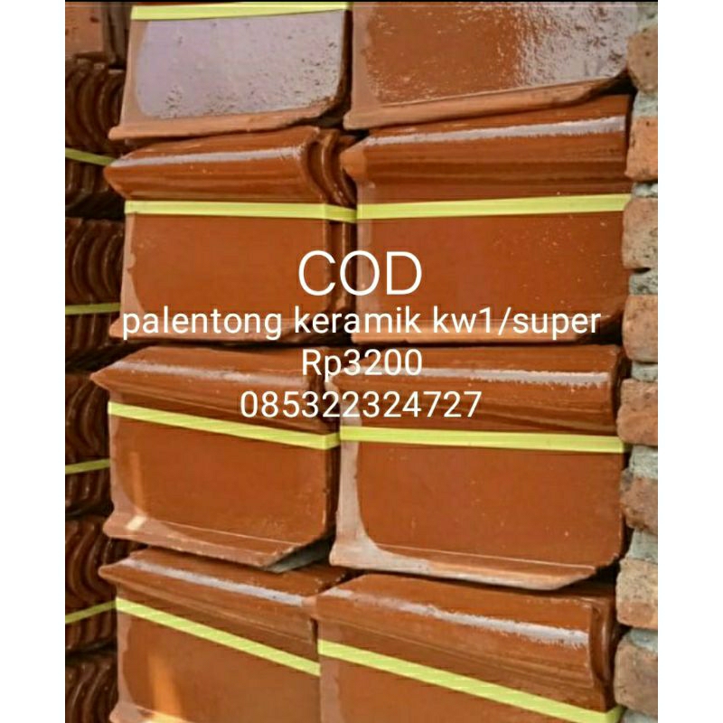 Genteng palentong glazur Tp