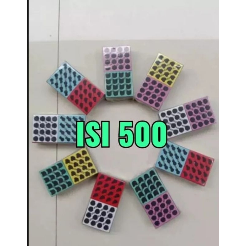 gosok bom titik 16 sudah terpotong rapih/gosok bom/gosok bom tengkorak/mainan anak