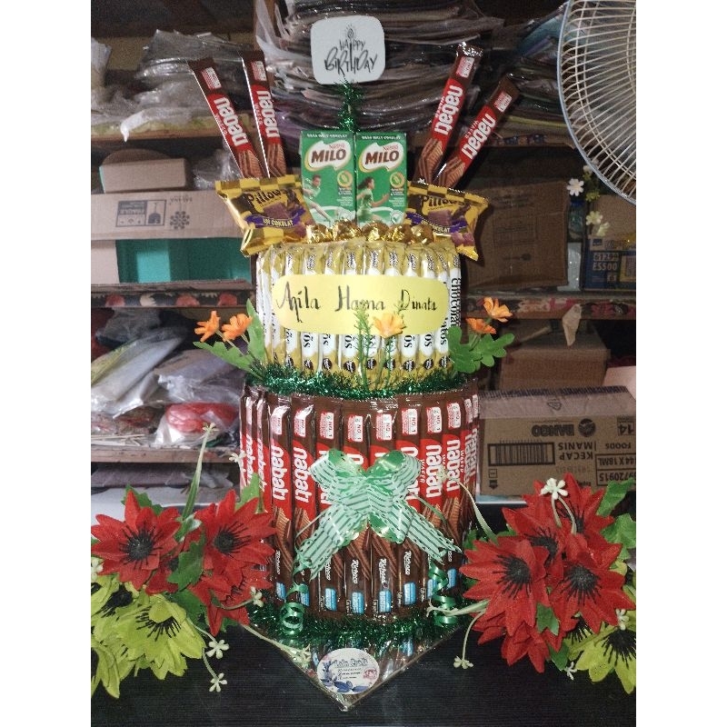 

Snack tower/ tower snack/ Snack coklat/ Hampers/ Hadiah istimewa/ kado ultah/ Snack susu kotak/ Snack ulang tahun