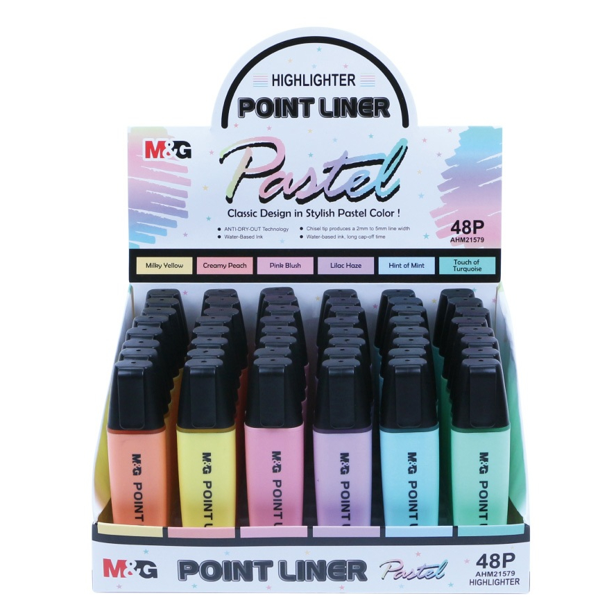 

Stabilo / Highlighter pastel 6 colors - M&G ahm21579