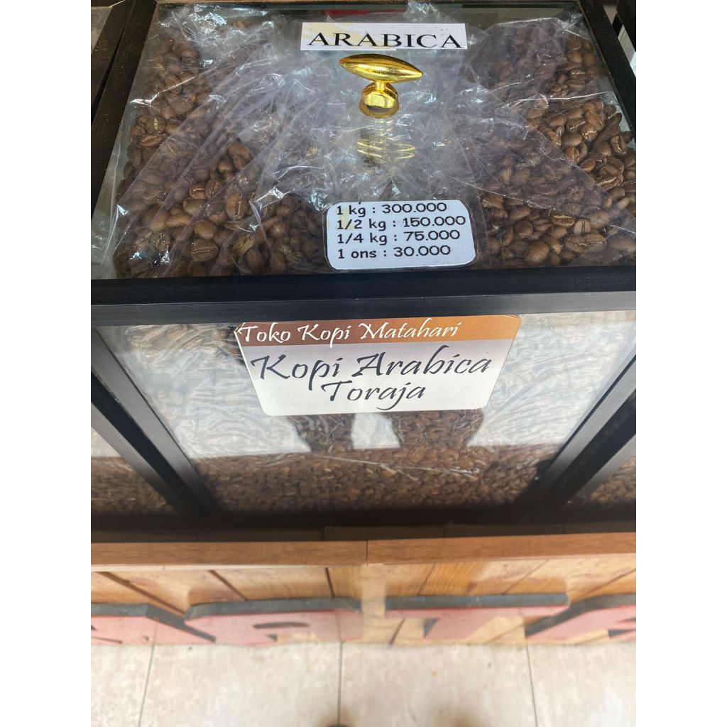 

Kopi Arabica Toraja Cap Matahari 1kg