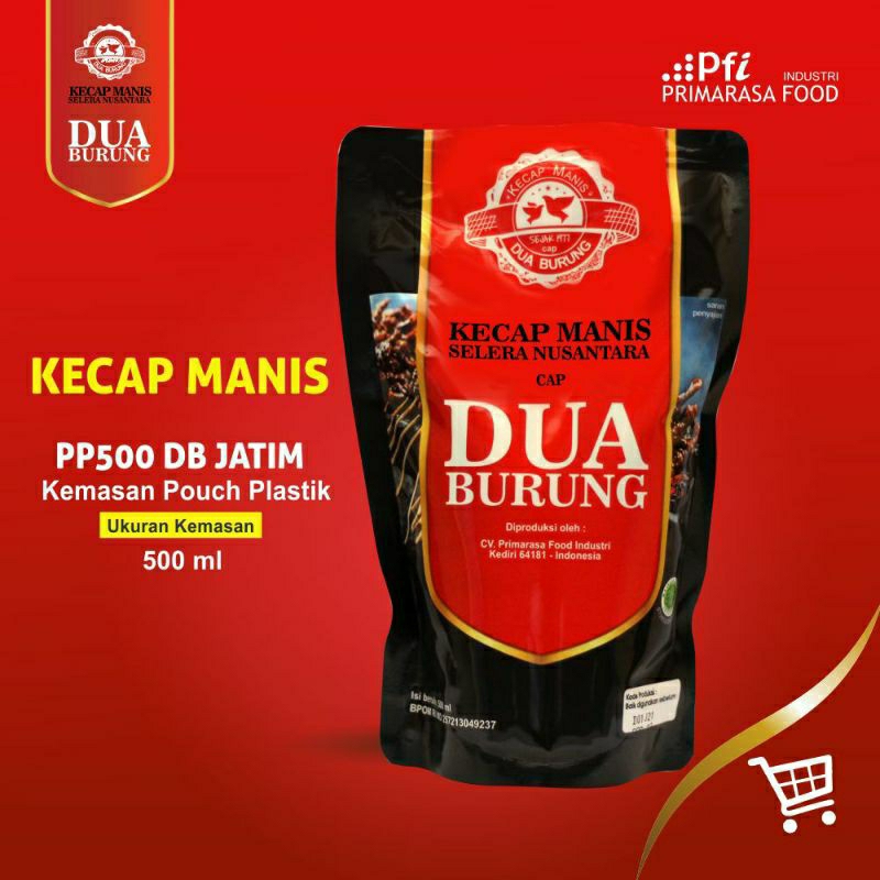 

Kecap Manis Cap Dua Burung Selera Nusantara 500 ml