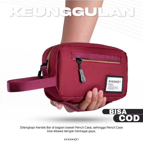 

HANDBAG TAS TANGAN PRIA WANITA BISA UNTUK TEMPAT ALAT TULIS BULPEN PENGHAPUS BULPOIN KE SEKOLAH SD SMP SMA KERJA KULIAH OUTDOOR BLACK ANVY ARMY MAROON ORIGINAL