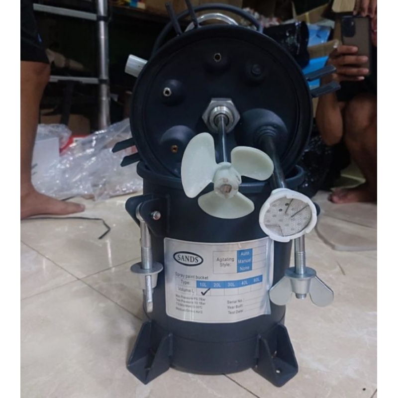 SANDS Mesin pengaduk cat 20 liter /  paint tank