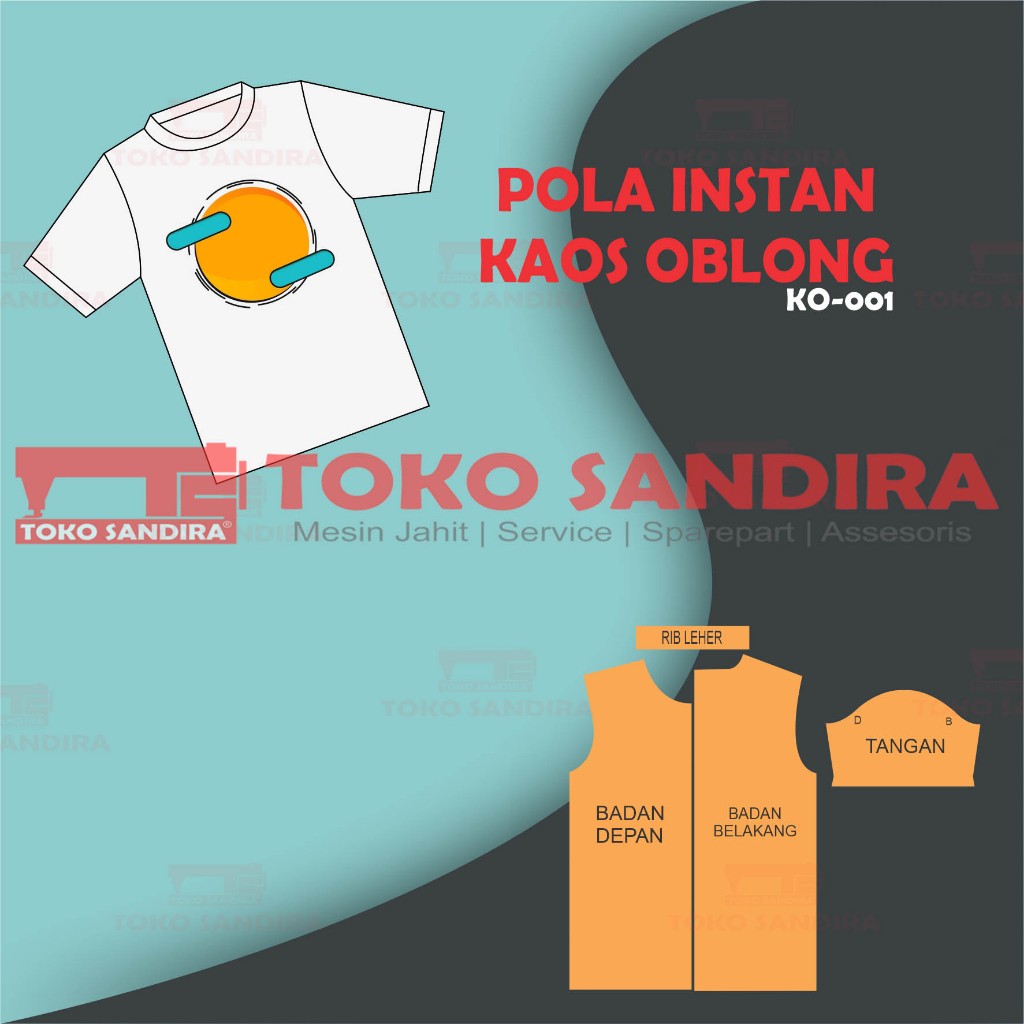 Pola Instan kaos oblong/Pola Instan oblong/kaos oblong/pola instan kaos oblong pendek/pola oblong le