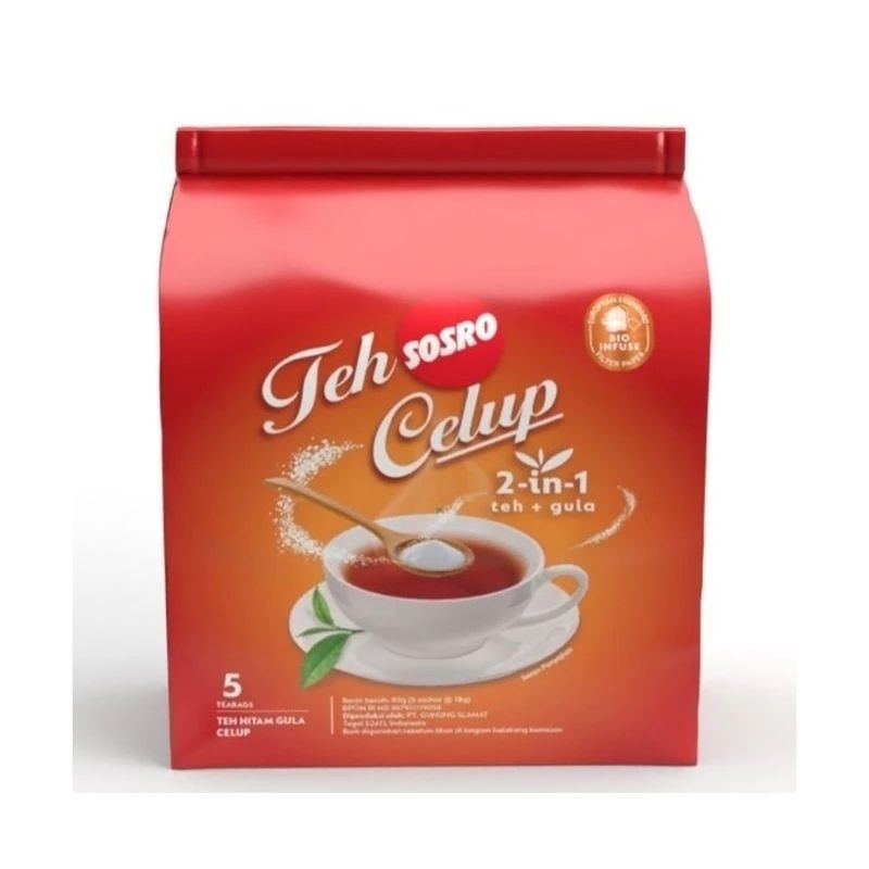 

sosro teh celup 2in1 isi5