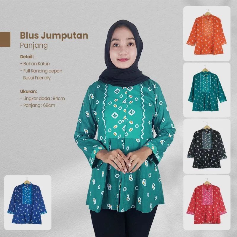 Blus Batik Jumputan-Sekar Ayu