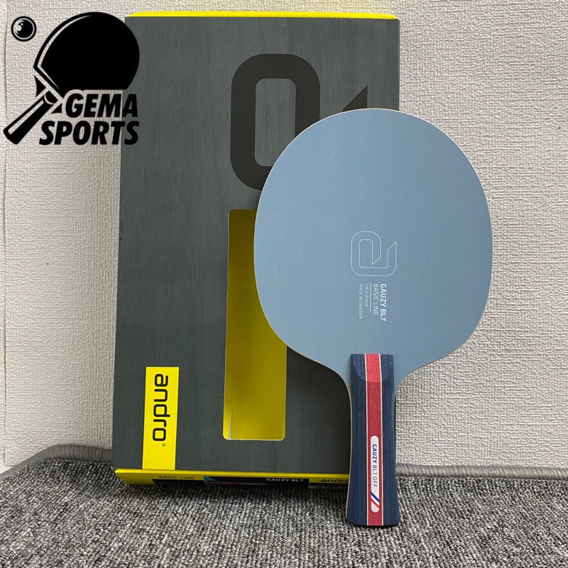 Kayu Bat Tenis Meja Pingpong Andro Gauzy BL7 OFF Basic Line