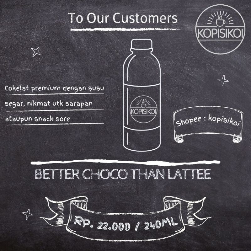 

better choco than lattee
