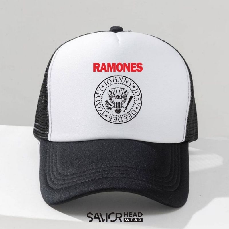 SVR | Topi Trucker /  Topi Jaring / Topi Jala / Topi Band RAMONES