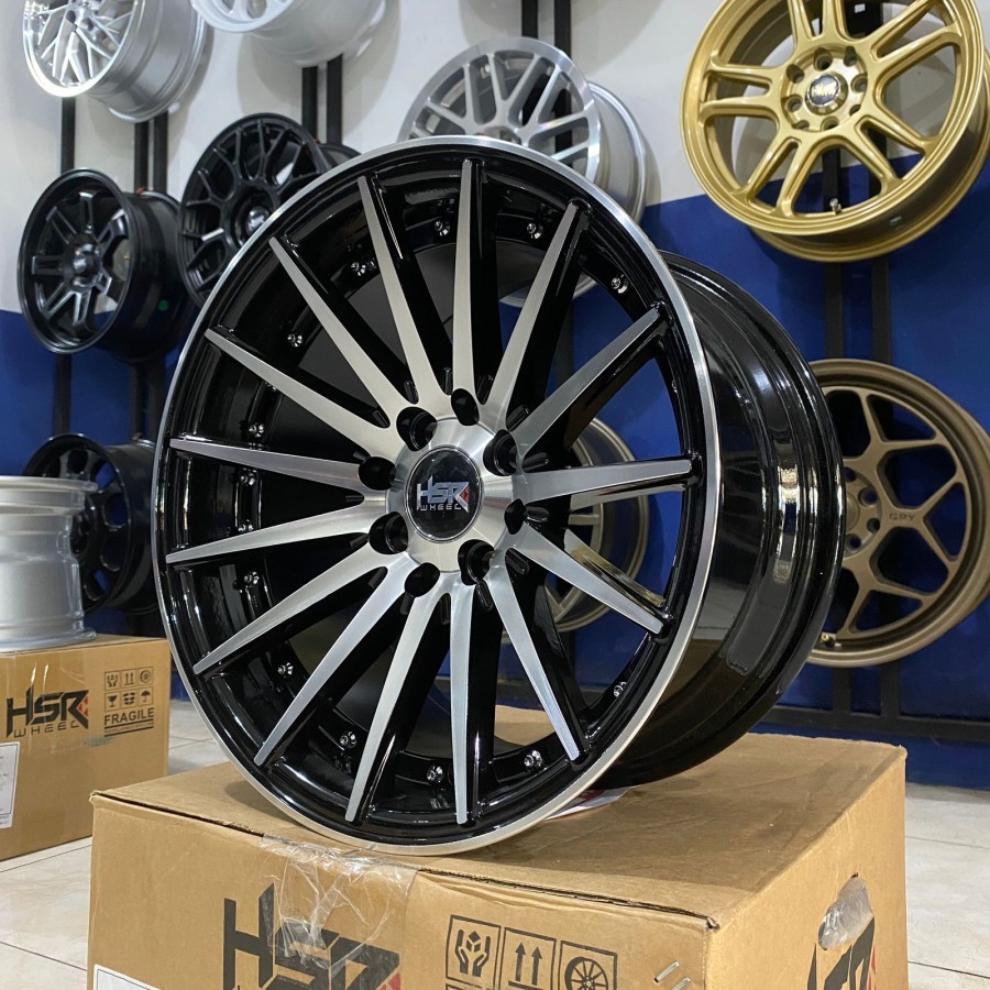 Velg Mobil R15 Model Vossen Ring 15 Lebar 7/8 Lobang Baut 4 Hsr Wheel Tsukuba