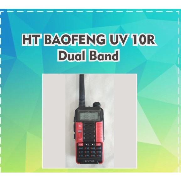 HT UV-10R UV 10R UV10R VHF UHF Dualband Dual Radio Komunikasi Original