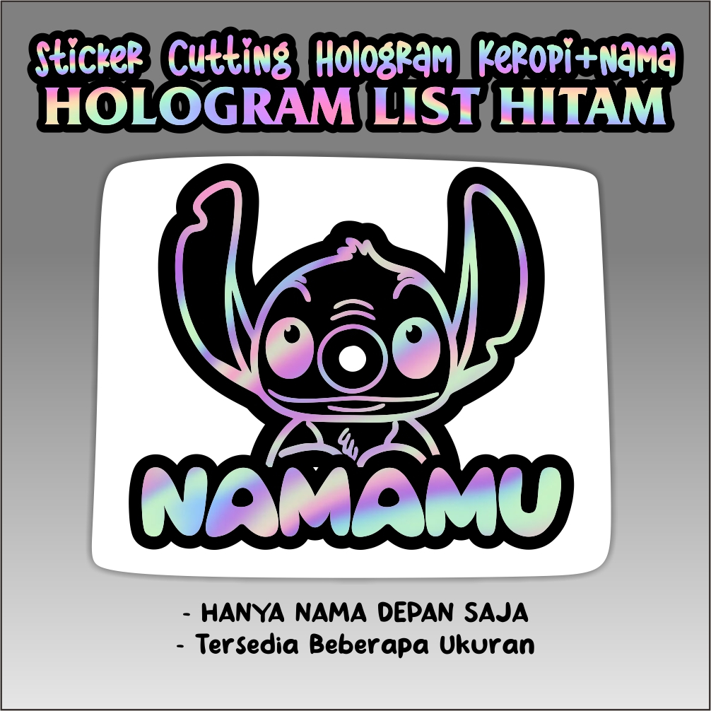 

STIKER CUTTING stitch BISA CUSTOM NAMA ANDA HARGA TERMURAH / SEHARI JADI