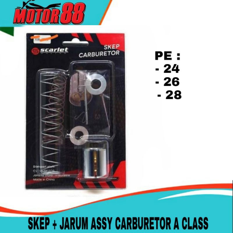 Skep Jarum Assy Carburator Karbu PE 24 26 28